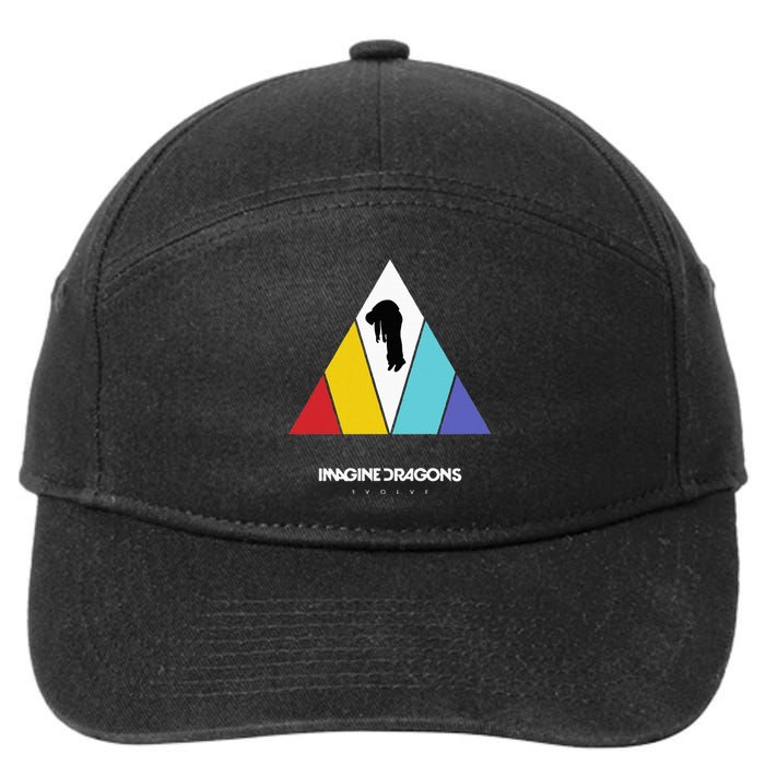 Triangle 7-Panel Snapback Hat