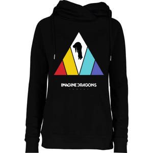 Triangle Womens Funnel Neck Pullover Hood