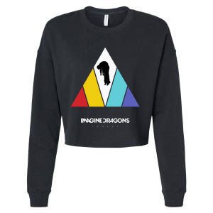 Triangle Cropped Pullover Crew