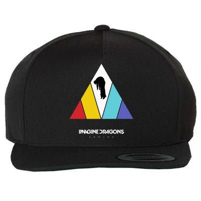 Triangle Wool Snapback Cap