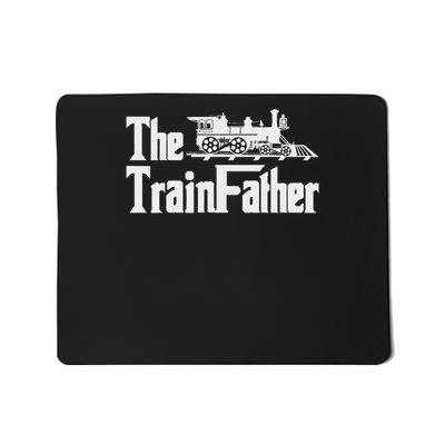 The Trainfather Railroad Model Train Collector Conductor Mousepad