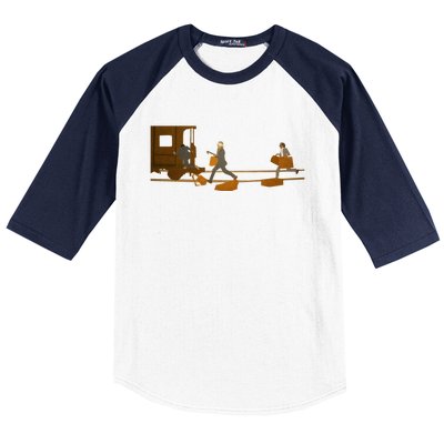 Train Baseball Sleeve Shirt