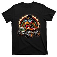 Thanksgiving Turkey Riding Monster Truck T-Shirt