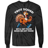 Thanksgiving Turkey Running Outfit Gear Costume Turkey Trot Tie-Dye Long Sleeve Shirt