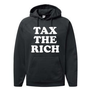 Tax The Rich Performance Fleece Hoodie