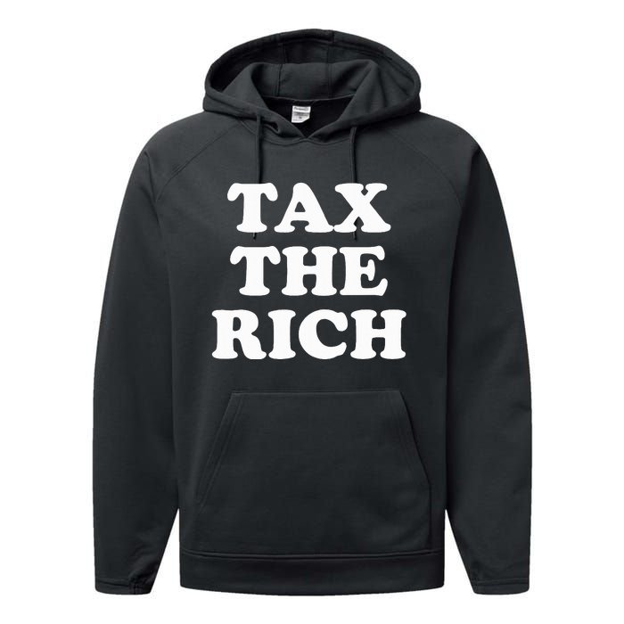 Tax The Rich Performance Fleece Hoodie