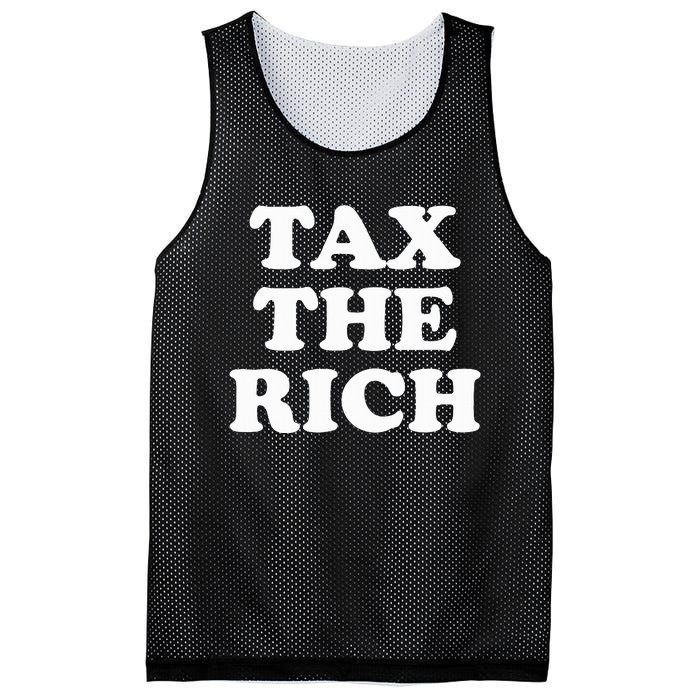 Tax The Rich Mesh Reversible Basketball Jersey Tank