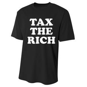 Tax The Rich Performance Sprint T-Shirt