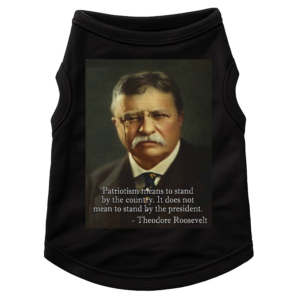 Theodore Teddy Roosevelt Meme Anti Trump Doggie Tank