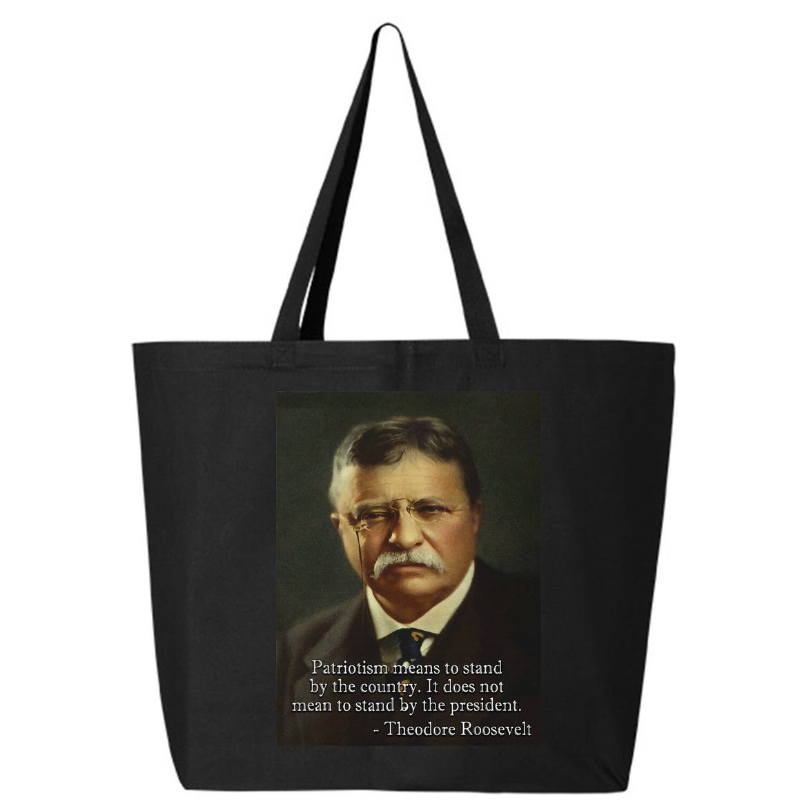 Theodore Teddy Roosevelt Meme Anti Trump 25L Jumbo Tote