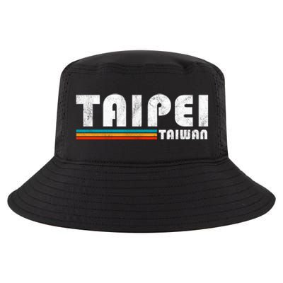 Taipei Taiwan Retro Vintage Travel Vacation Gift Cool Comfort Performance Bucket Hat