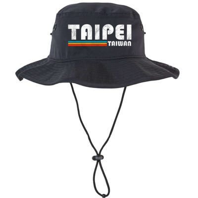 Taipei Taiwan Retro Vintage Travel Vacation Gift Legacy Cool Fit Booney Bucket Hat