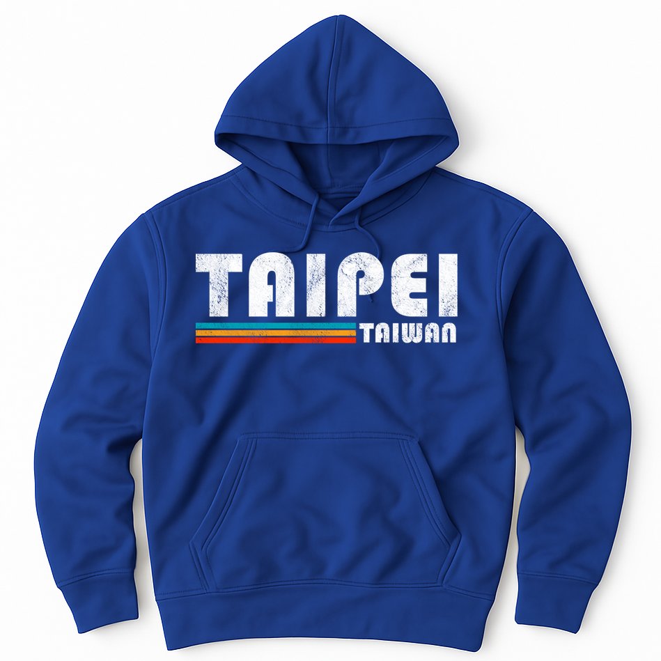 Taipei Taiwan Retro Vintage Travel Vacation Gift Hoodie