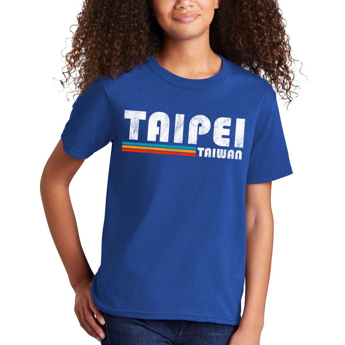 Taipei Taiwan Retro Vintage Travel Vacation Gift Kids T-Shirt