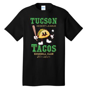 Tucson Tacos Retro Minor League Baseball Team Tall T-Shirt