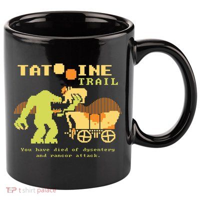 Tatoonie Trail Retro Gamer 11oz C Handle Ceramic Mug