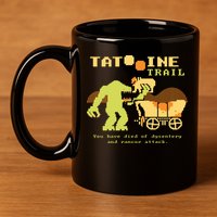Tatoonie Trail Retro Gamer 11oz C Handle Ceramic Mug