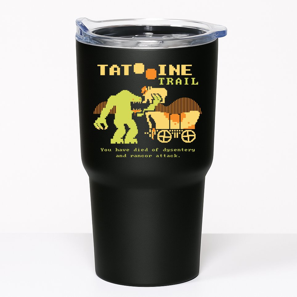 Tatoonie Trail Retro Gamer Tumbler