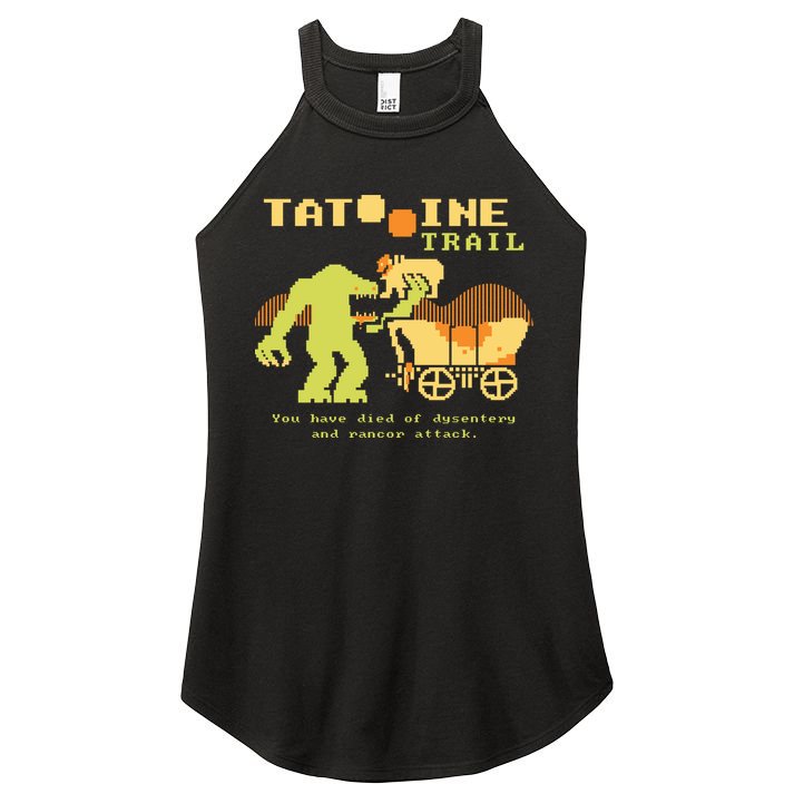 Tatoonie Trail Retro Gamer Women's Perfect Tri Rocker Tank