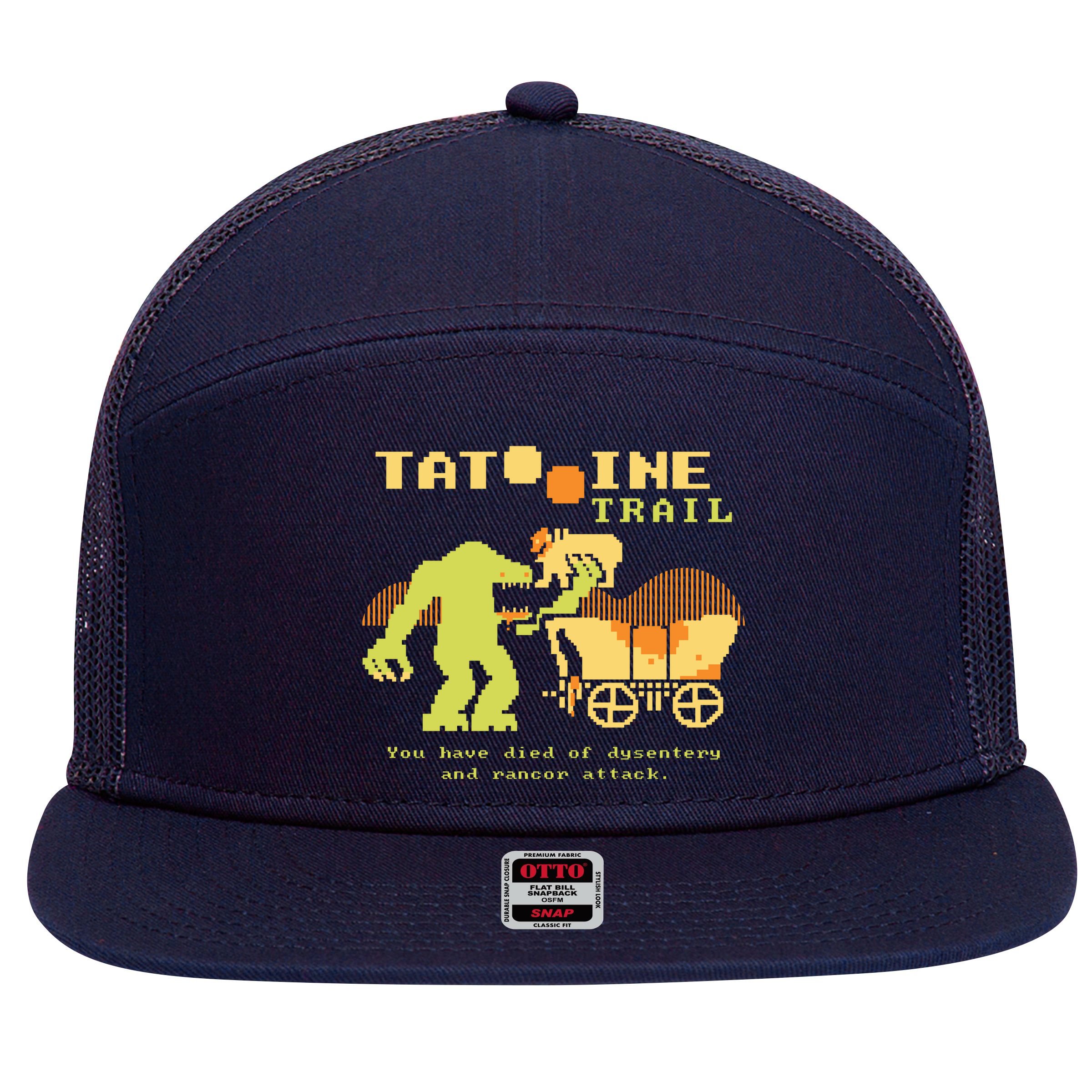 Tatoonie Trail Retro Gamer 7 Panel Mesh Trucker Snapback Hat