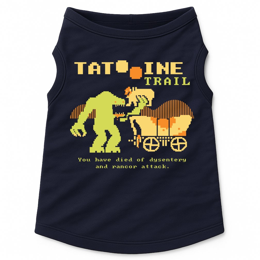 Tatoonie Trail Retro Gamer Doggie Tank
