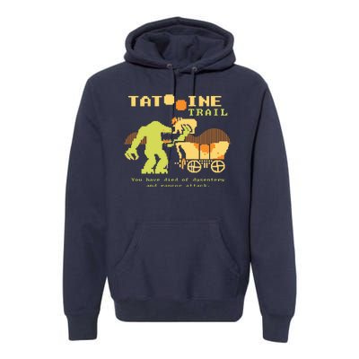 Tatoonie Trail Retro Gamer Premium Hoodie