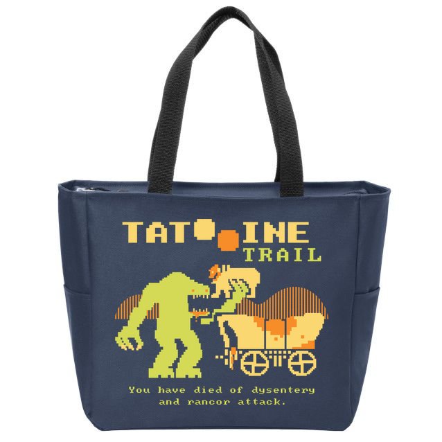 Tatoonie Trail Retro Gamer Zip Tote Bag