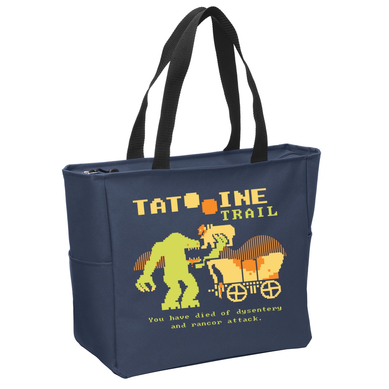 Tatoonie Trail Retro Gamer Zip Tote Bag
