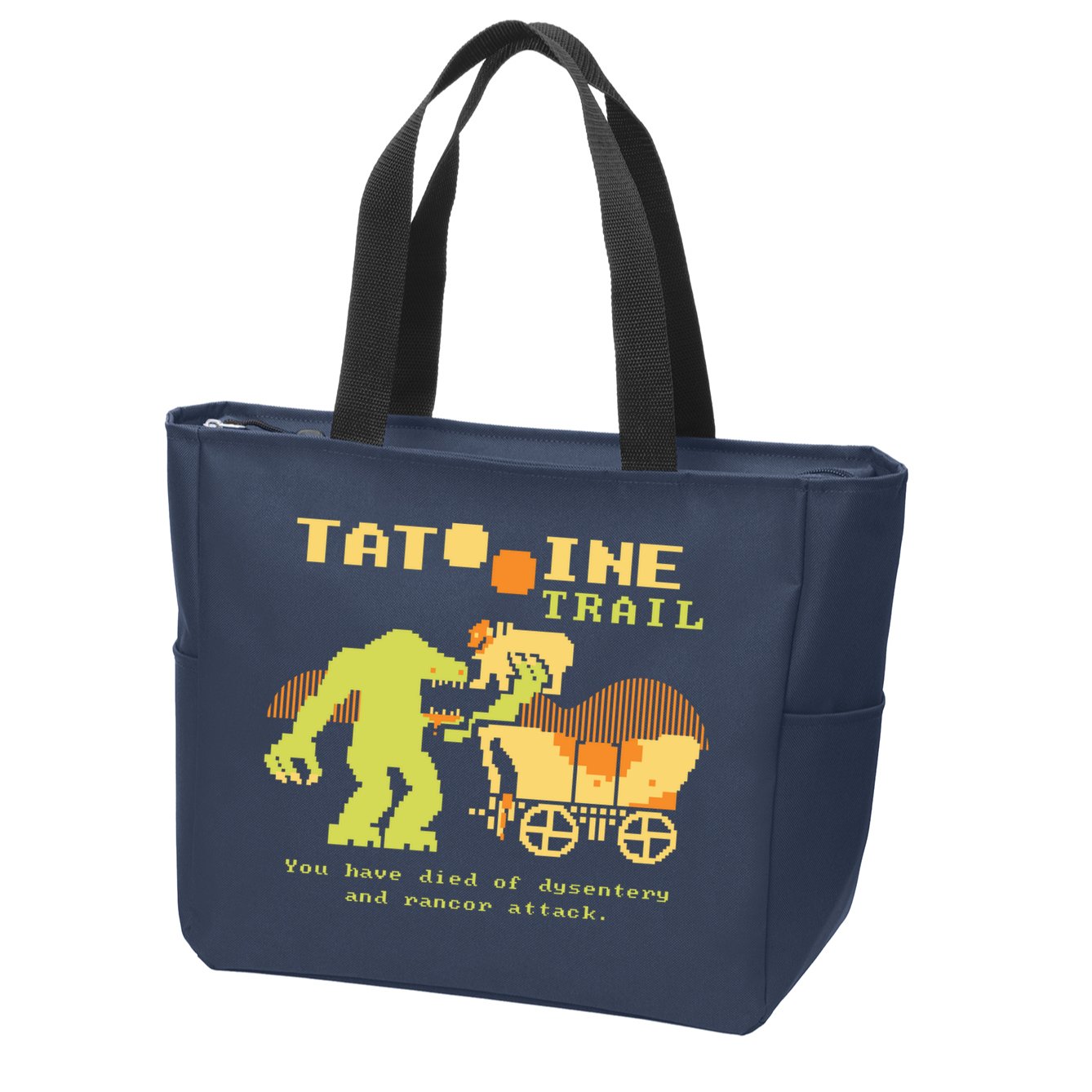 Tatoonie Trail Retro Gamer Zip Tote Bag
