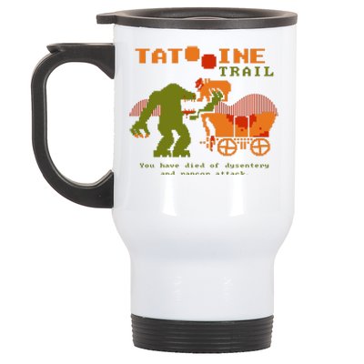 Tatoonie Trail Retro Gamer Stainless Steel Travel Mug