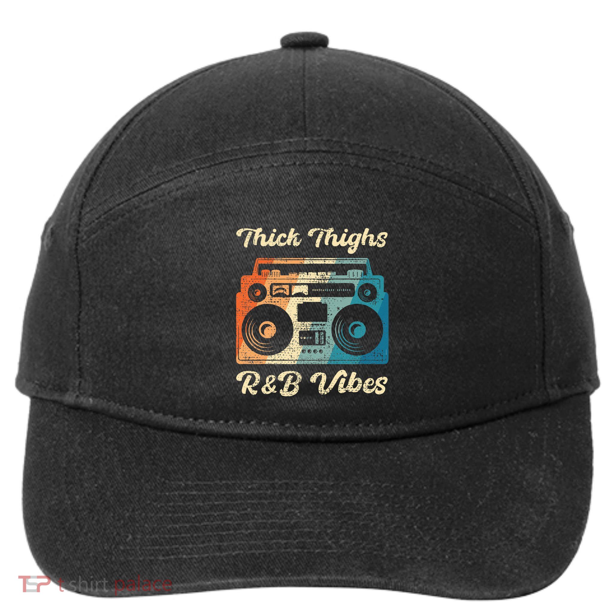 Thick Thighs R&B Vibes 7-Panel Snapback Hat