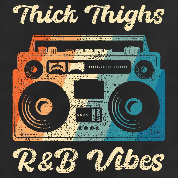 Thick Thighs R&B Vibes 15oz Campfire Ceramic Mug