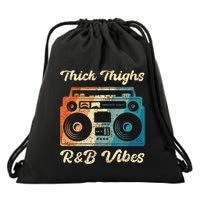 Thick Thighs R&B Vibes Drawstring Bag