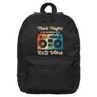 Thick Thighs R&B Vibes 16 in Basic Backpack