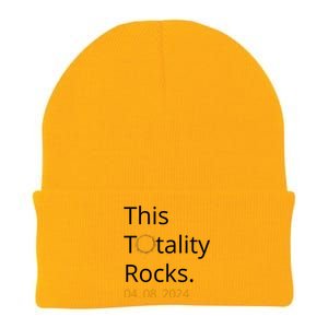 This Totality Rocks Solar Eclipse 2024 Knit Cap Winter Beanie