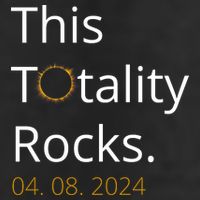 This Totality Rocks Solar Eclipse 2024 Garment-Dyed Heavyweight T-Shirt