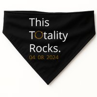 This Totality Rocks Solar Eclipse 2024 USA-Made Doggie Bandana