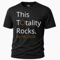 This Totality Rocks Solar Eclipse 2024 Cooling Performance Crew T-Shirt