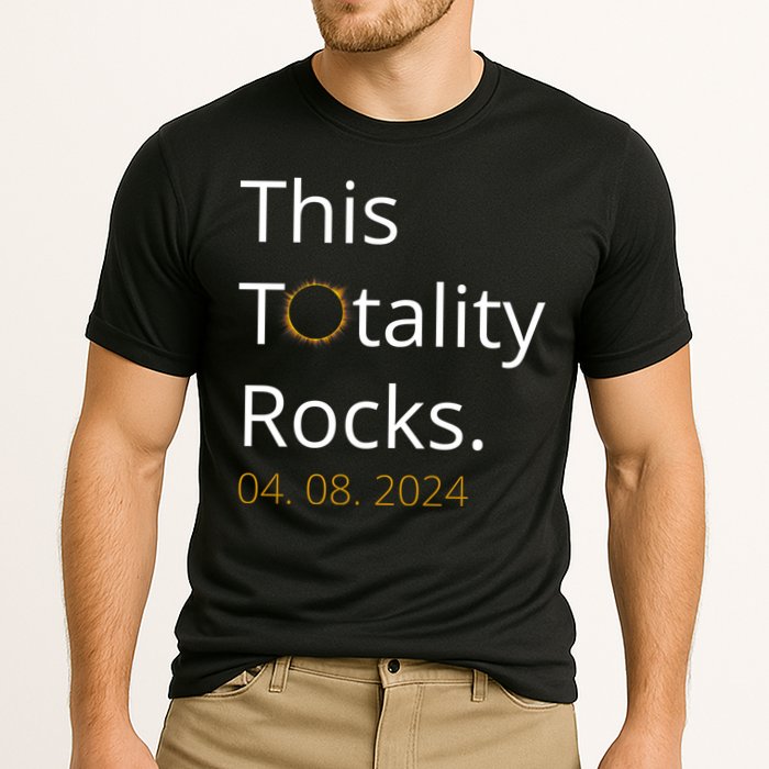 This Totality Rocks Solar Eclipse 2024 Cooling Performance Crew T-Shirt