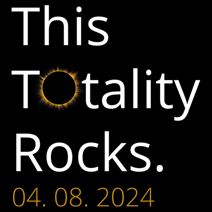This Totality Rocks Solar Eclipse 2024 Cooling Performance Crew T-Shirt