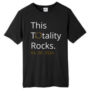 This Totality Rocks Solar Eclipse 2024 Tall Fusion ChromaSoft Performance T-Shirt