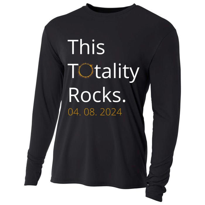This Totality Rocks Solar Eclipse 2024 Cooling Performance Long Sleeve Crew