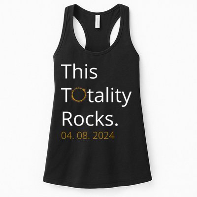 This Totality Rocks Solar Eclipse 2024 Womens Tank Top