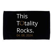 This Totality Rocks Solar Eclipse 2024 Microfiber Hand Towel