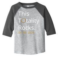 This Totality Rocks Solar Eclipse 2024 Toddler Fine Jersey T-Shirt