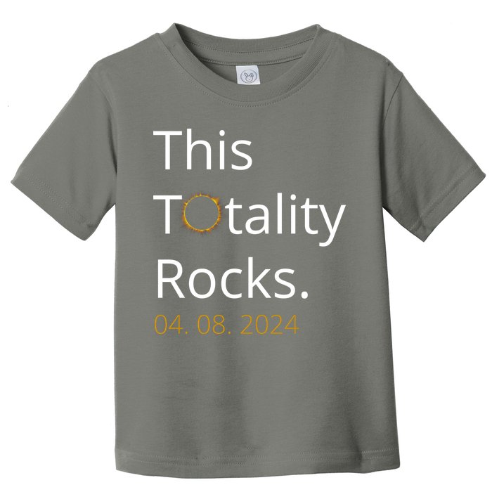 This Totality Rocks Solar Eclipse 2024 Toddler T-Shirt
