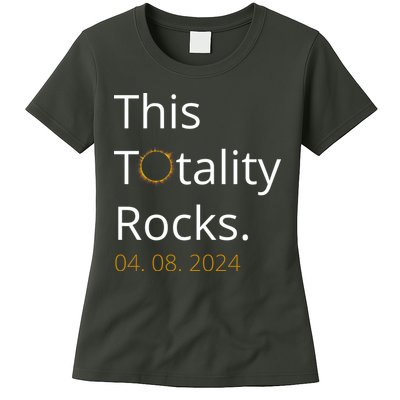 This Totality Rocks Solar Eclipse 2024 Womens T-Shirt