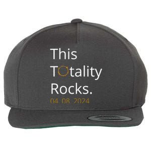 This Totality Rocks Solar Eclipse 2024 Wool Snapback Cap