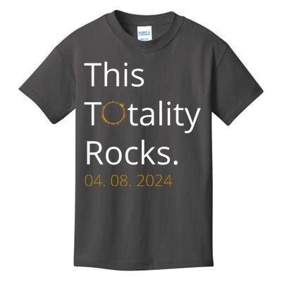 This Totality Rocks Solar Eclipse 2024 Kids T-Shirt