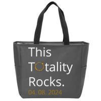 This Totality Rocks Solar Eclipse 2024 Zip Tote Bag